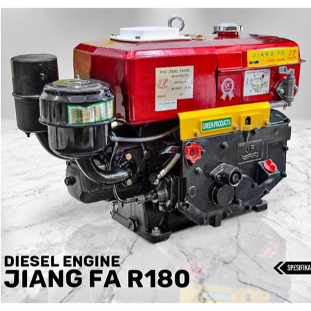 DIESEL 8PK R180 DONGHAI / JIANGFA MESIN PENGGERAK SOLAR DIESEL ENGINE 8PK