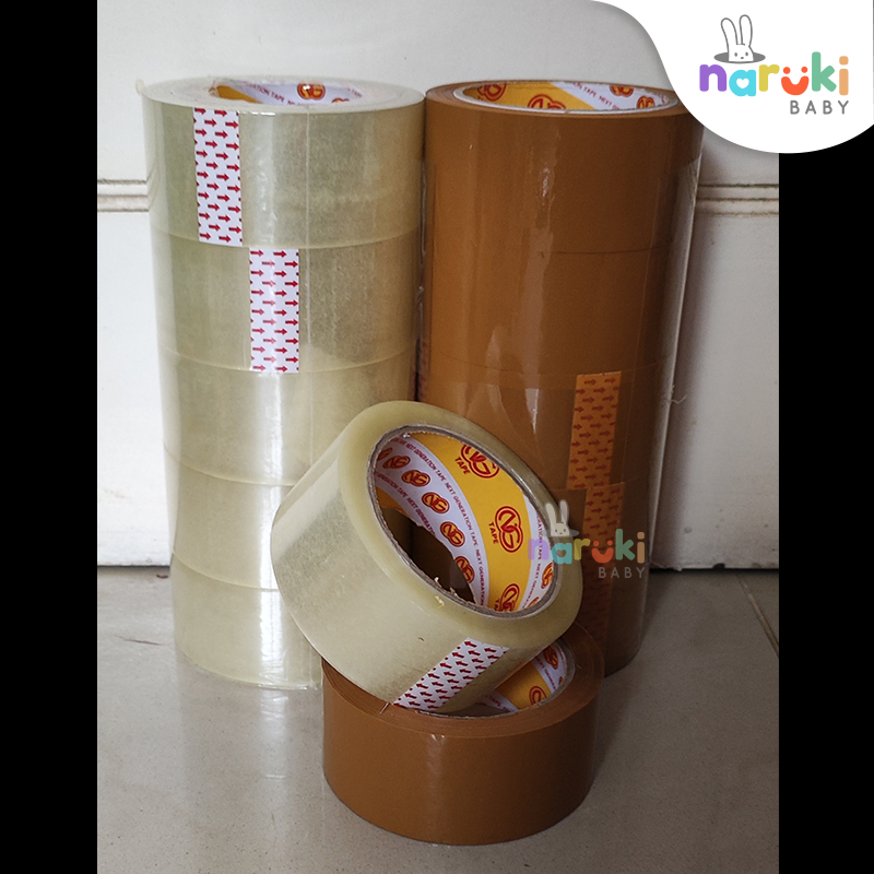 

Lakban OPP Tape NG Tape 45mm 90 Yard 45 Micron 90Y Bening Coklat 2 inchi