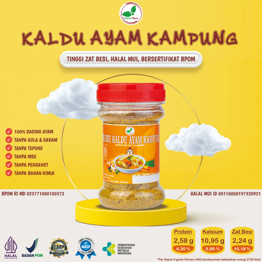 

Kaldu Ayam Kampung Pawon Ibun Non Gula Garam