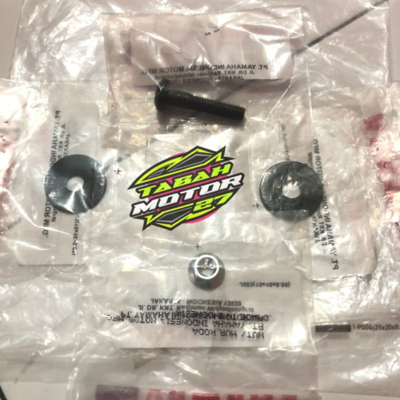 baut gantungan knalpot set R15 vva v3 xsr 155 original yamaha Ori yamaha asli