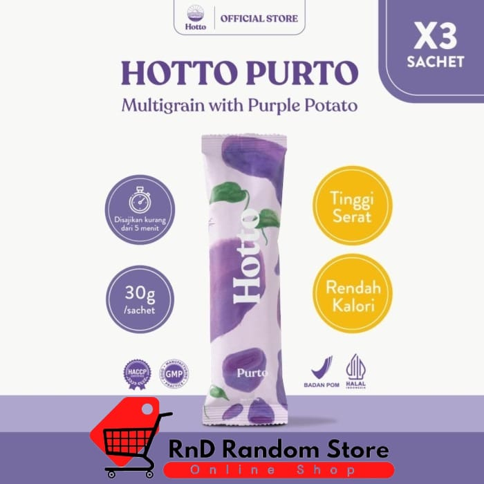 

Hotto Purto Multigrain with Purple Potato 3 Sachet