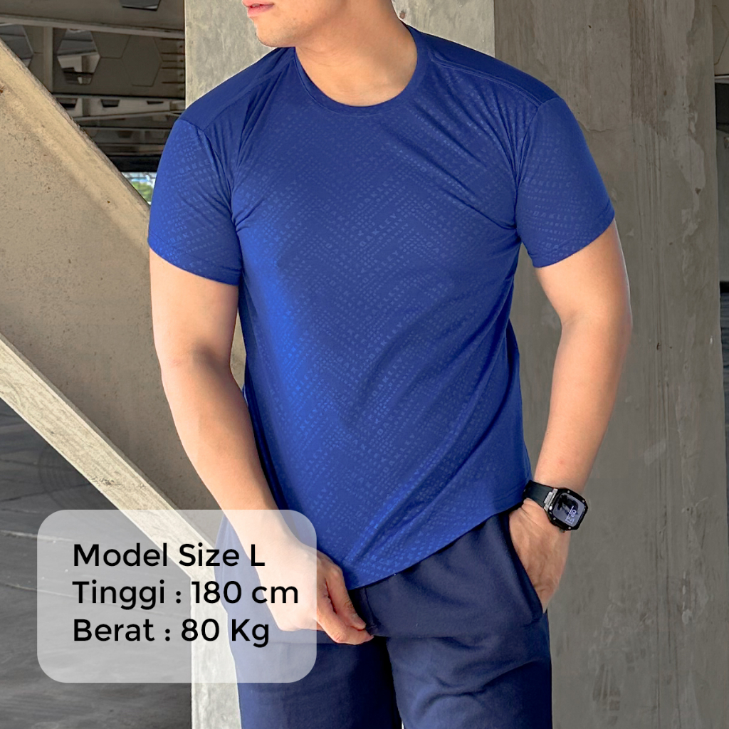 Oakley Tshirt Warna Biru & Navy | Gudang Bajoe M26