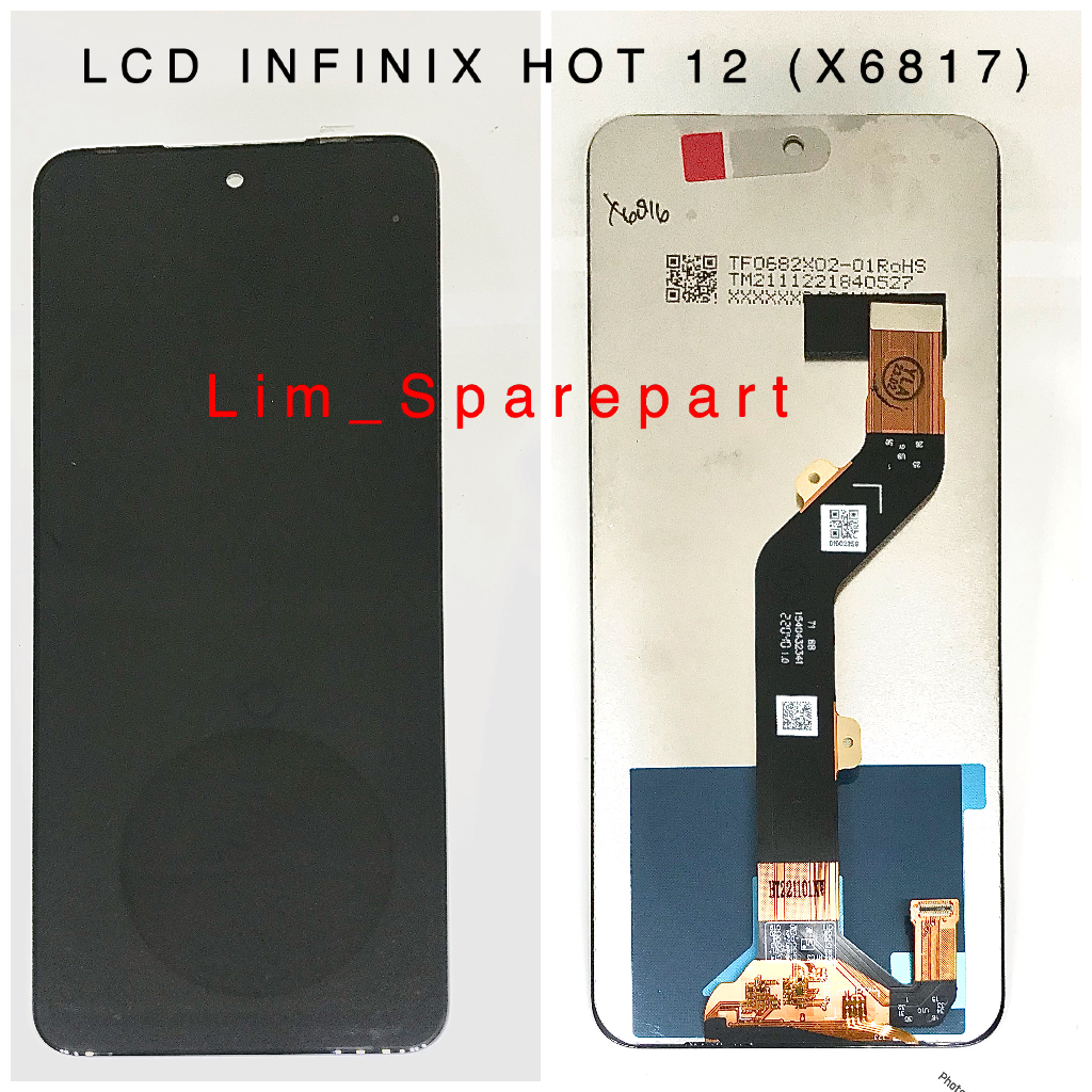 LCD INFINIX HOT 12   (LCD INFINIX X6817) / LCD INFINIX HOT 12 PLAY