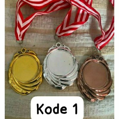 Medali plastik Gold / Silver / Perunggu  / gordon Lomba Juara