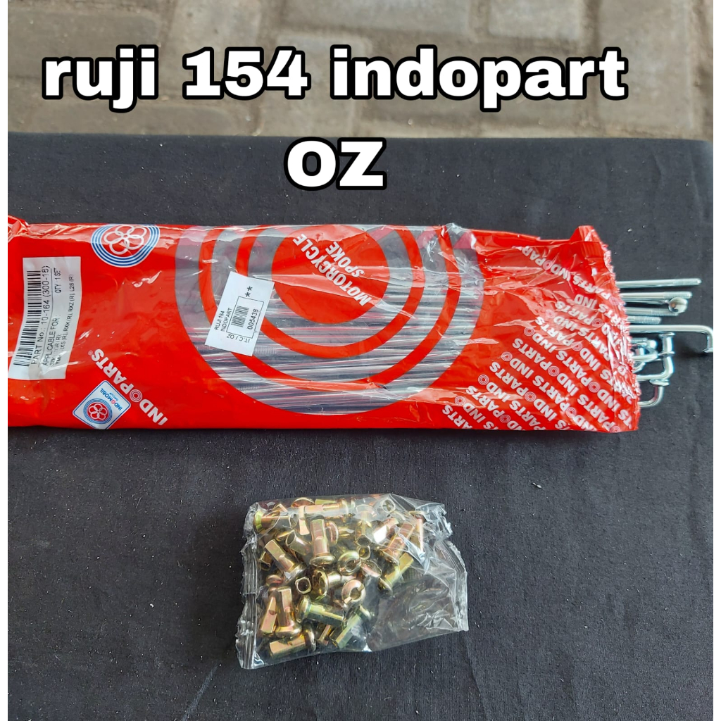 RUJI 154 INDOPART // RUJI JARI JARI VELG 154 MERK INDOPART // RUJI JARI JARI VELG 154 INDOPART