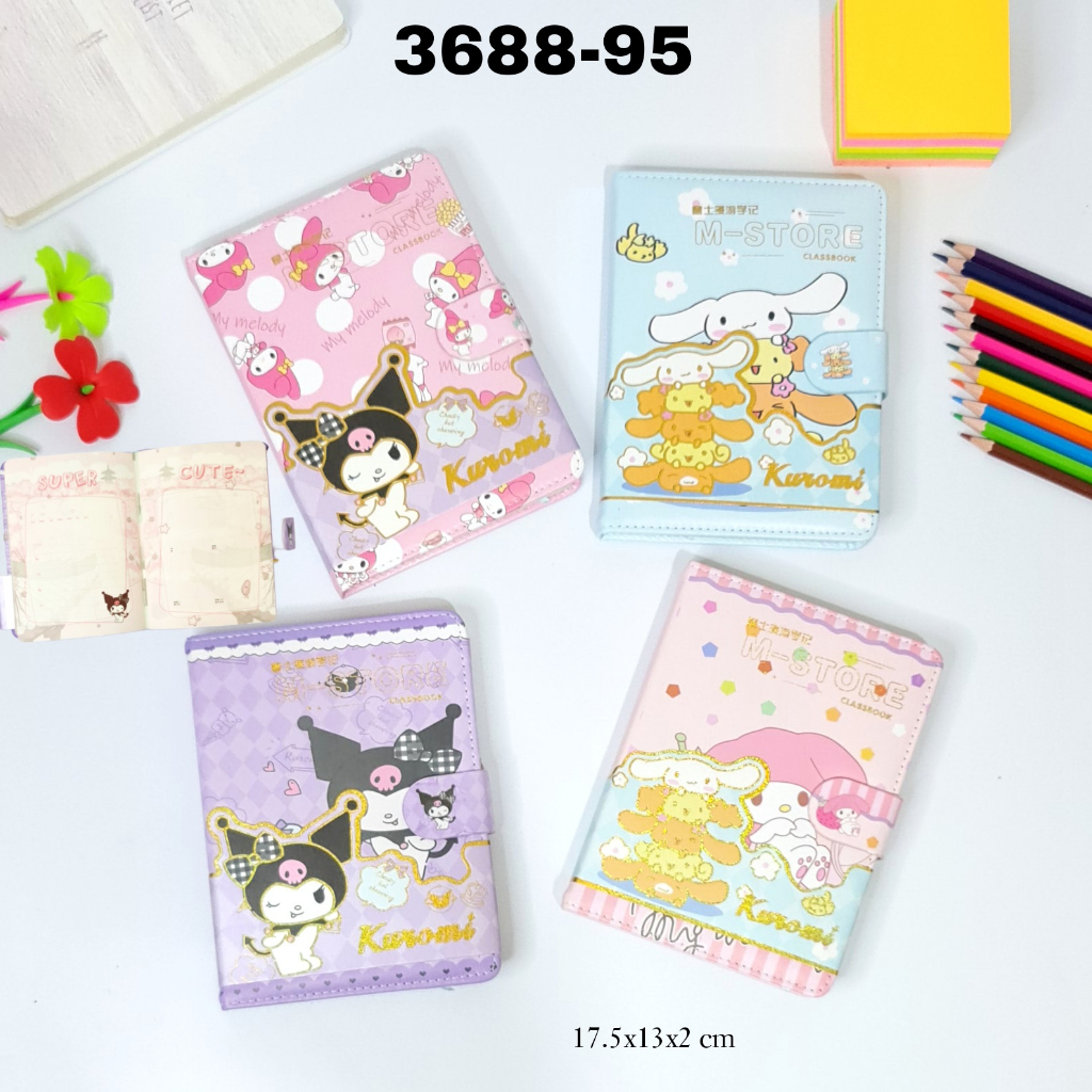

MJ Buku Notes Kancing magnet WZ 36K/Buku Catatan/Notebook/Note Book