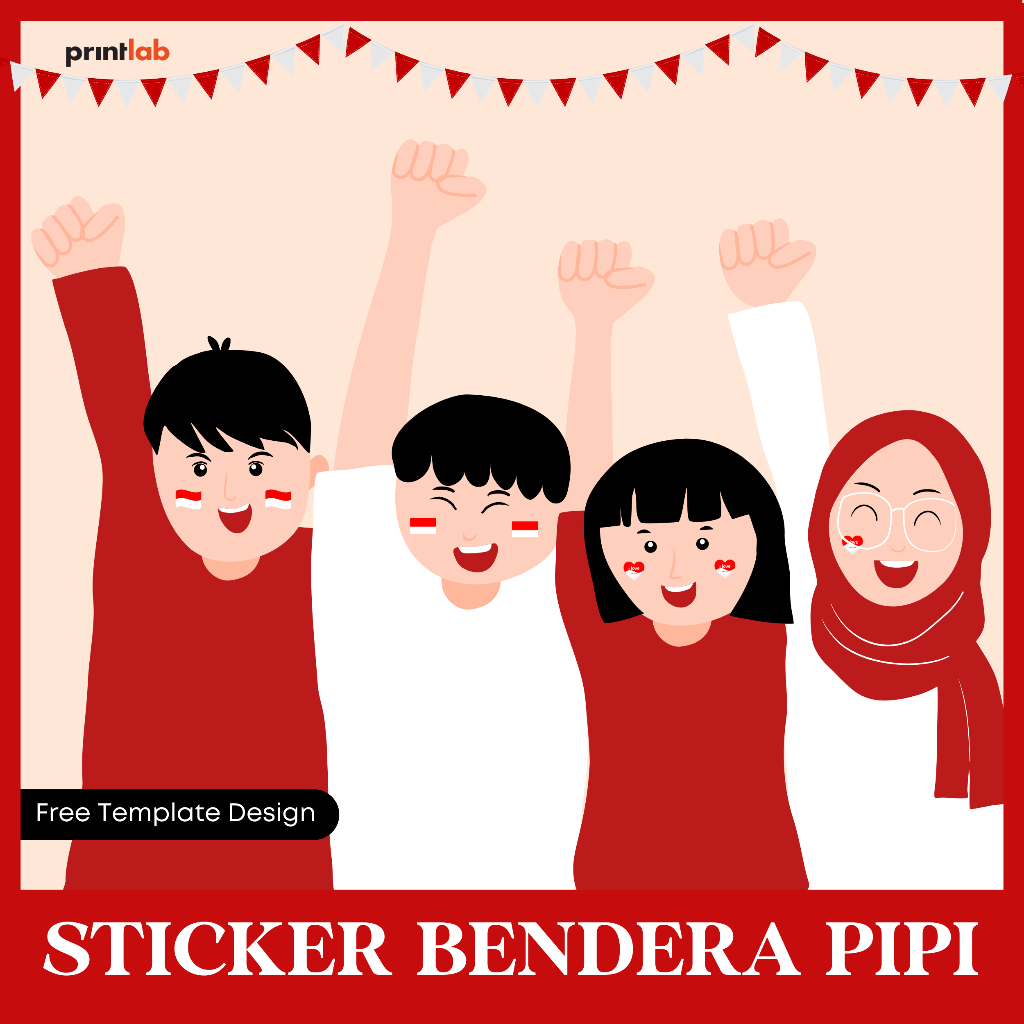 

Tempelan Pipi Bendera / Stiker Pipi Merah Putih / indonesia 17 agustus