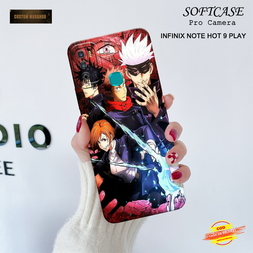 Case Infinix Hot 9 Play - Fashion Case ANIME - Casing Hp Infinix Hot 9 Play - Softcase Infinix Hot 9
