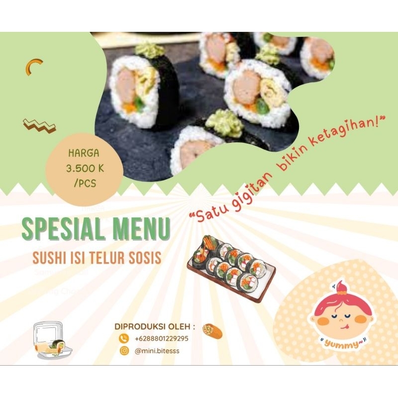 

Sushi Roll Mini