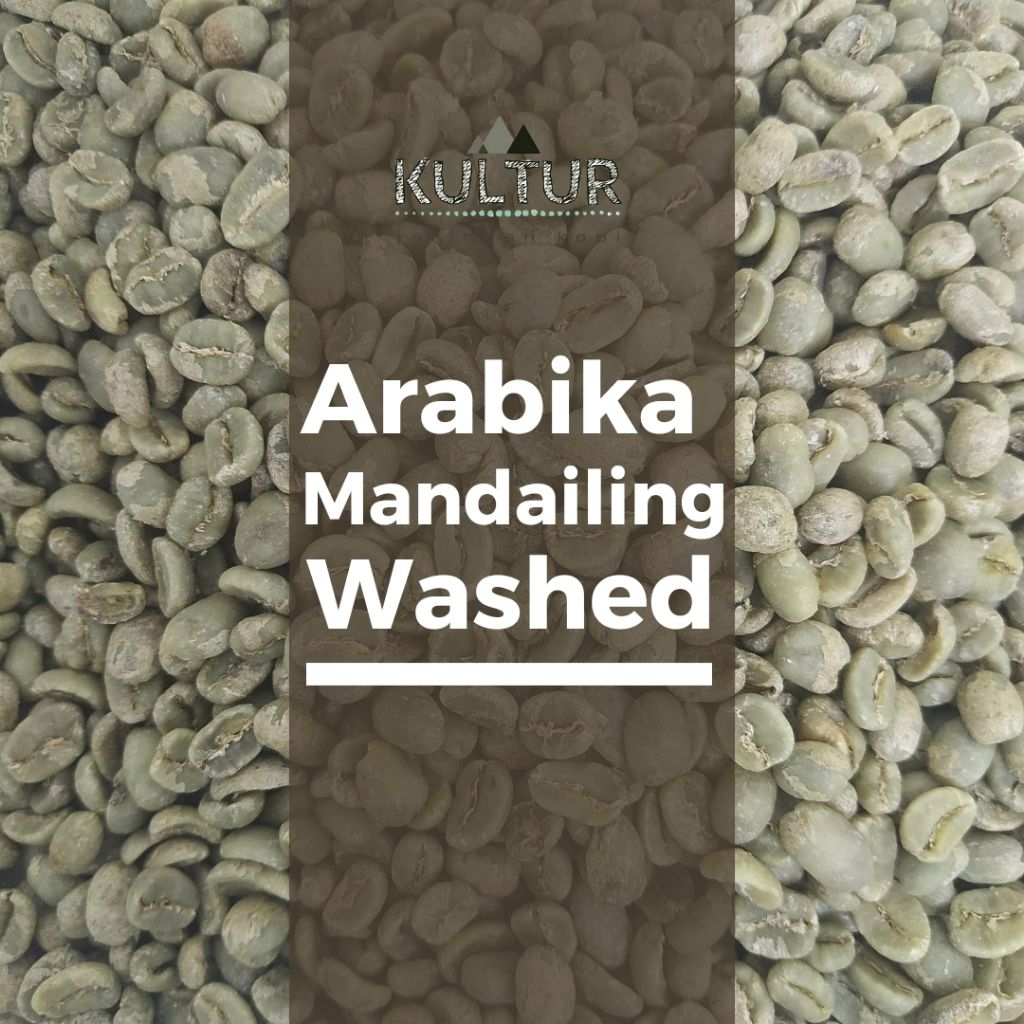 

GREEN BEAN ARABIKA MANDAILING WASHED BIJI KOPI MENTAH NETTO 1 KG