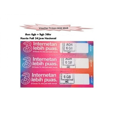 Voucher Paket Data Tri Aon9