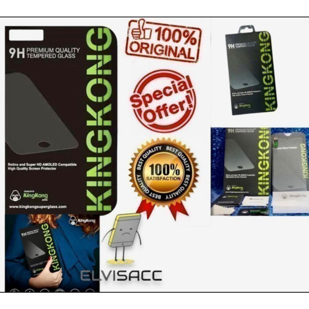 LG K10 2017 TEMPERED GLASS KINGKONG BENING