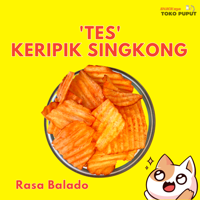 

TES KERIPIK SINGKONG BALADO 500 GRAM