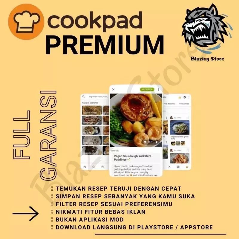 COOKPAD PREMIUM RESEP MASAKAN