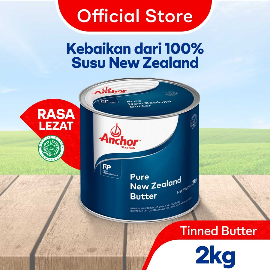 

Anchor Salted Butter 2kg - Mentega Asin New Zealand