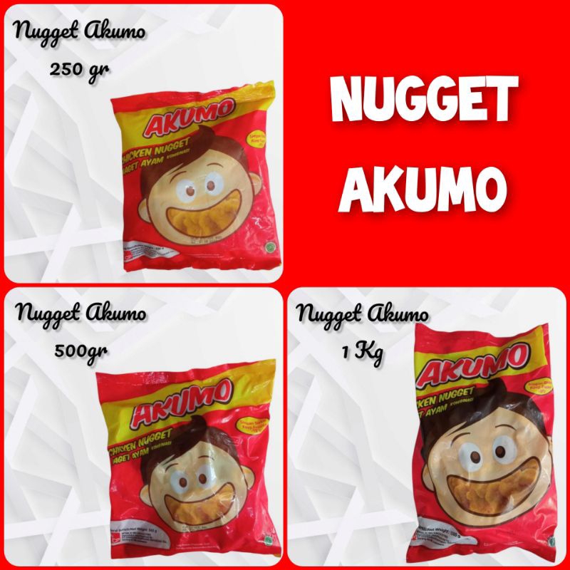 

nugget Akumo 250gr, 500gr, 1 kg