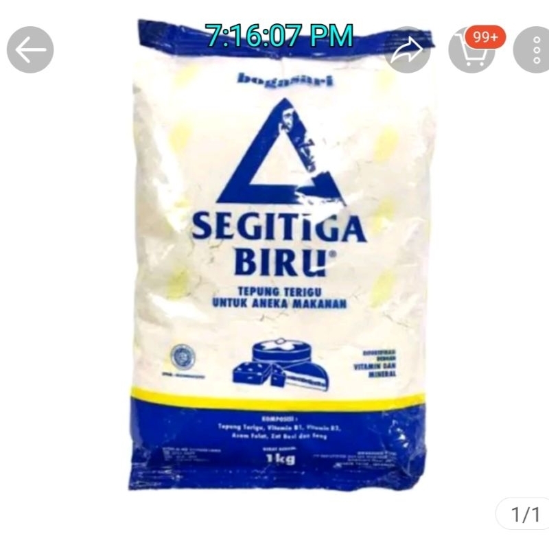 

segitiga biru 1kg