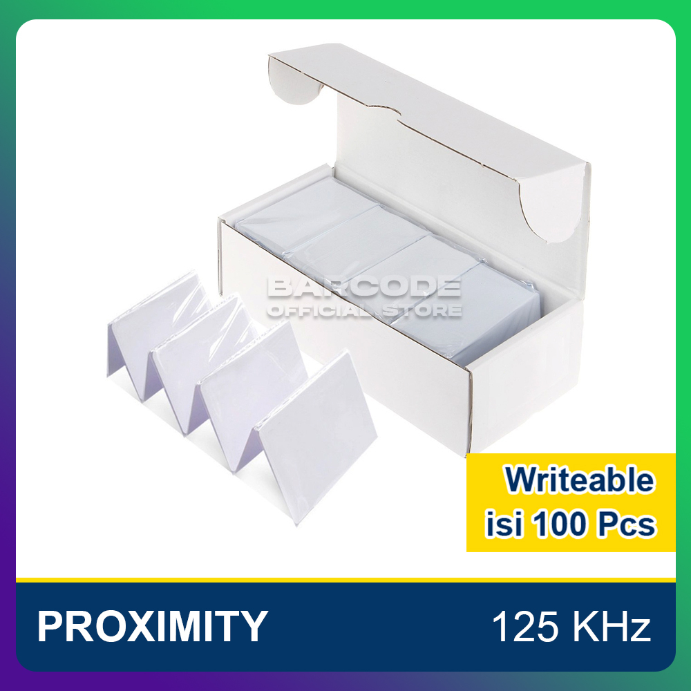 

1 Pack Writable Proximity 125 KHz Kartu PVC ID Polos Blank Card Rewritable