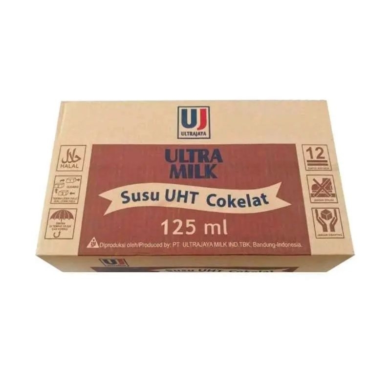 

Ultra Milk Susu UHT Cokelat 125 ml 1 dus
