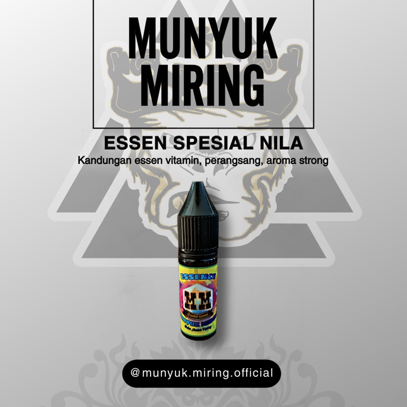 ESSEN IKAN NILA | MEDIA LUMUT | MERK MUNYUK MIRING