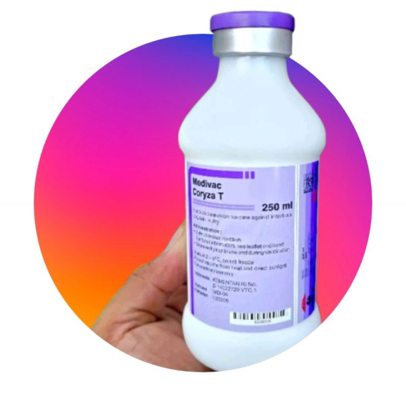 Vaksin Medivac Coryza T Emoltion 250ml Dosis 500ekor Mencegah Korisa