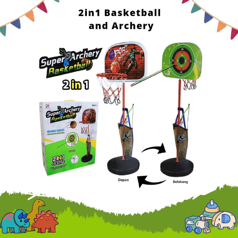 2in1 basketball and archery