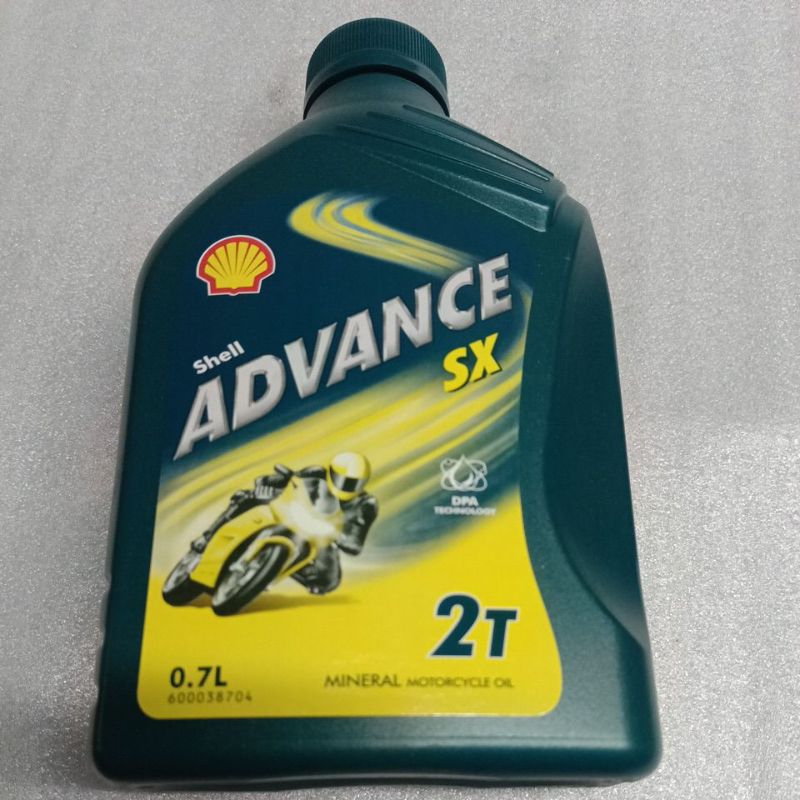 Oli 2T shell advance sx 2T 0,7L oli samping shell