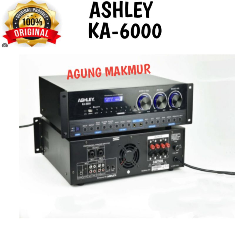 Amplifier Karaoke Ashley KA 6000 Original Power Ampli KA6000
