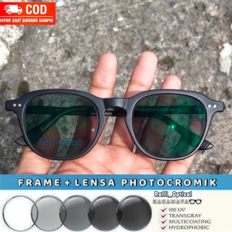 KACAMATA TRENDY MOSCOT BILLIK KACAMATA PHOTOCHROMIC | SIZE 50-22-137