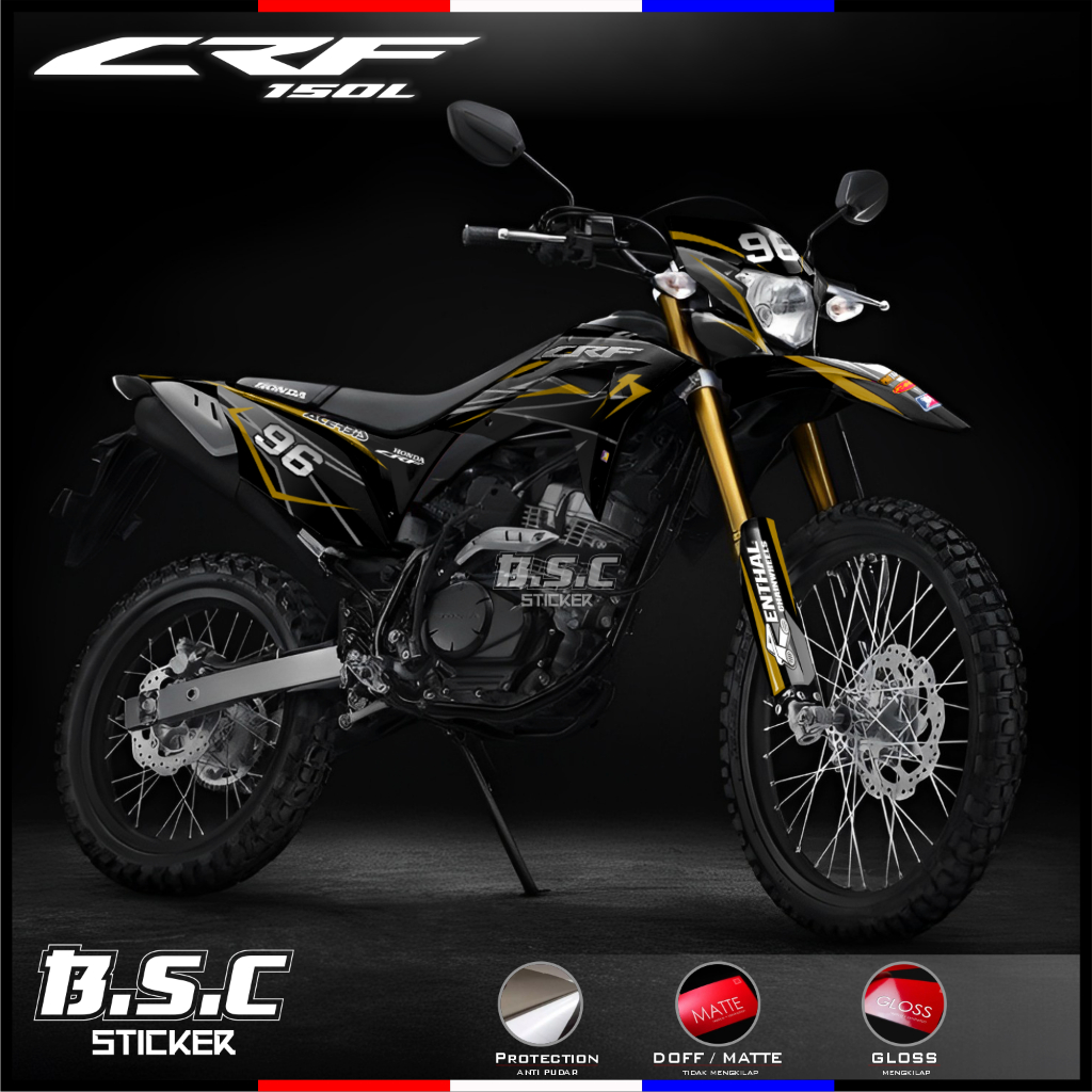 Sticker Decal FULL BODY CRF 150 L ABS Gold