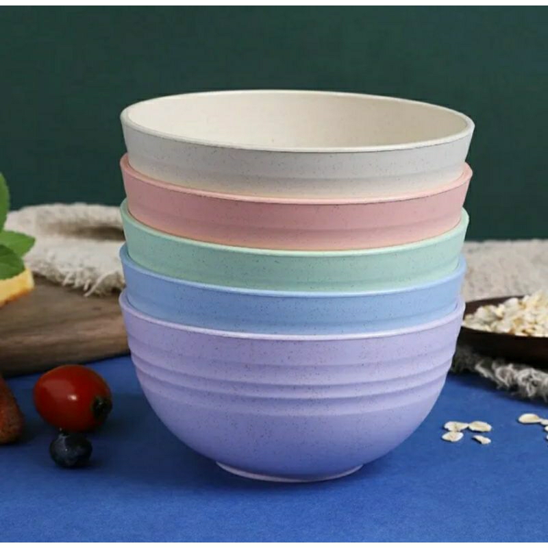 Mangkok Wheat Mangkok Jerami Mangkuk Warna