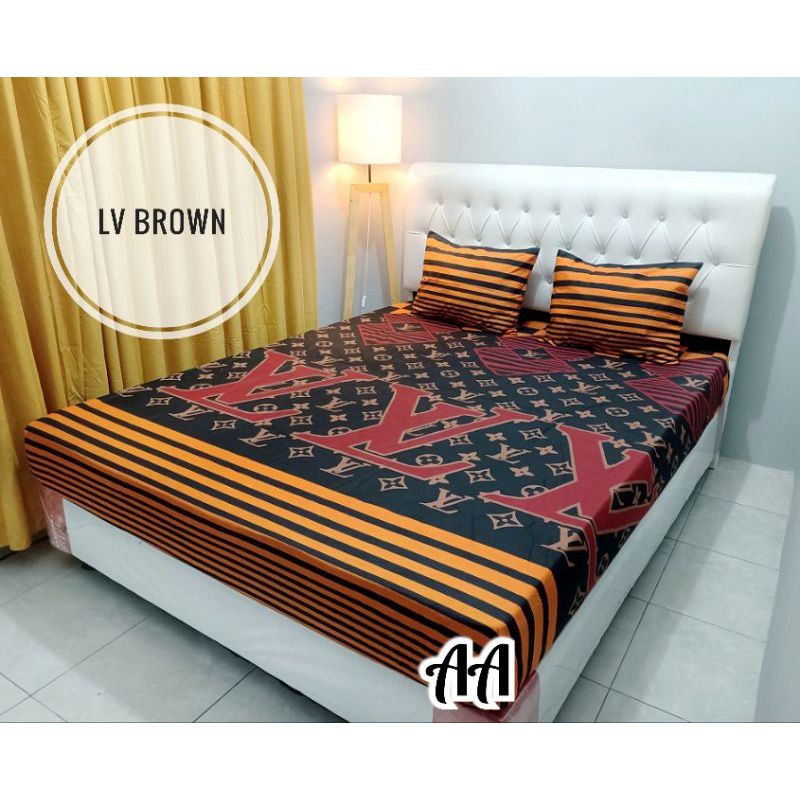 Monalisa-Bisa COD Sprei Set 90/100/120/140/160/180/200 Single Queen King Tinggi 20cm Tinggi 30cm Tin