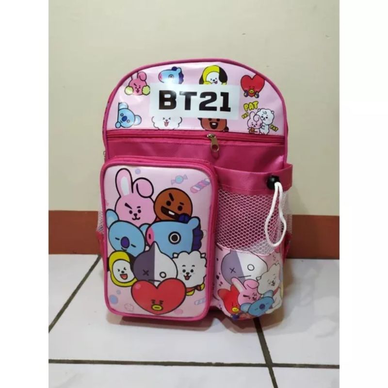 Tas Ransel anak perempuan,Backpak sekolah karakter BTS/BT21