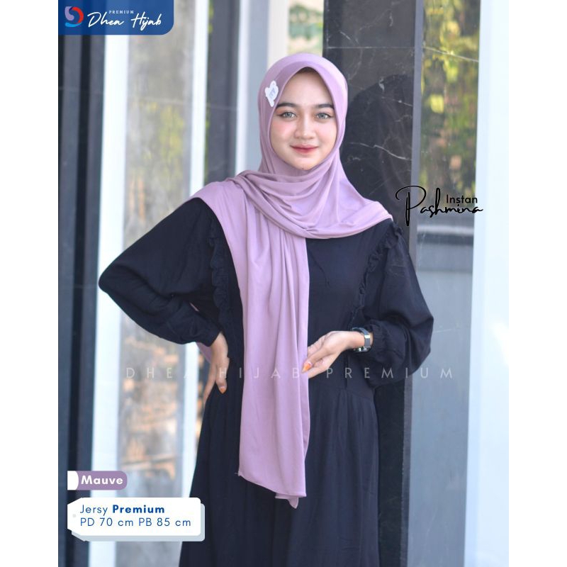 Pashmina Instan Pad Jersy Premium - Dhea Hijab