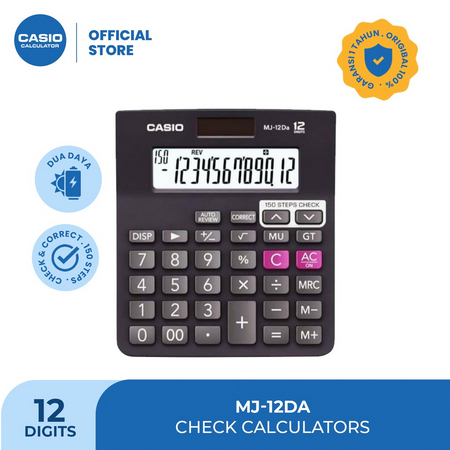 

Casio Calculator MJ-12Da