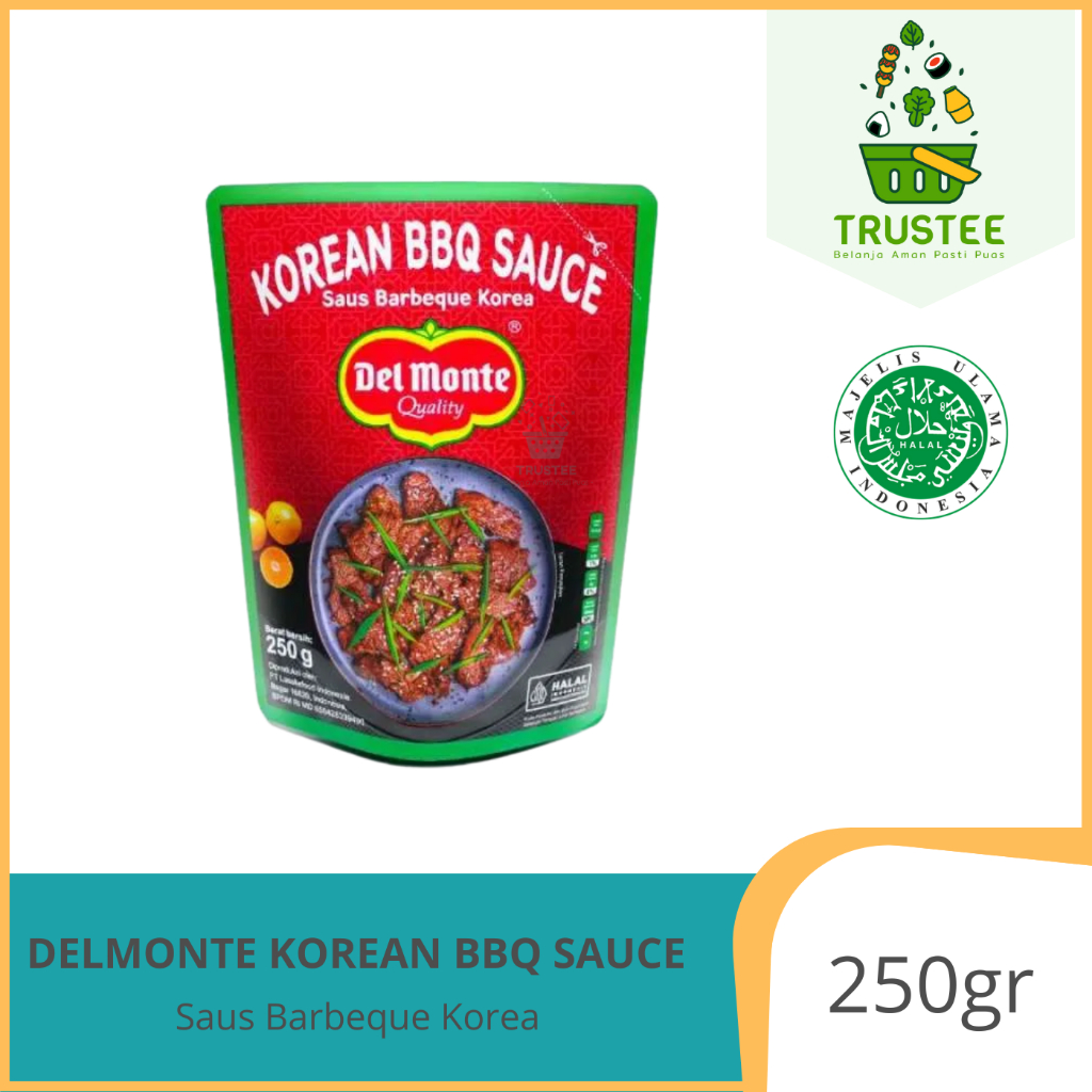 

Delmonte Saus Barbeque BBQ Korea / Korean Barbeque BBQ Sauce 250gr