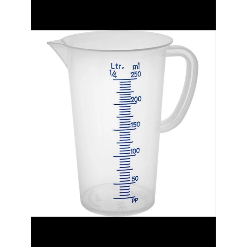 Gelas Ukur 250ml / Gelas Takar / Green Leaf 250 ML