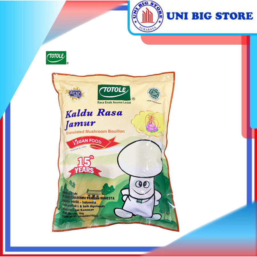 

Totole Kaldu Jamur 1 Kg Mushroom Powder 1000 gram