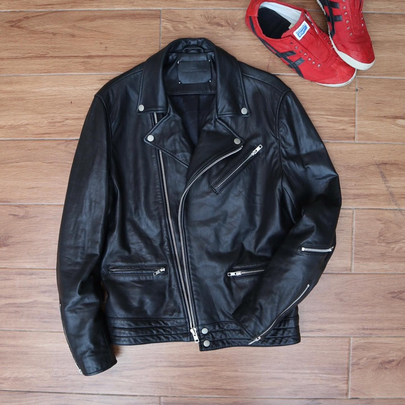 Jaket kulit ramones riders motor Pl bekas preloved second