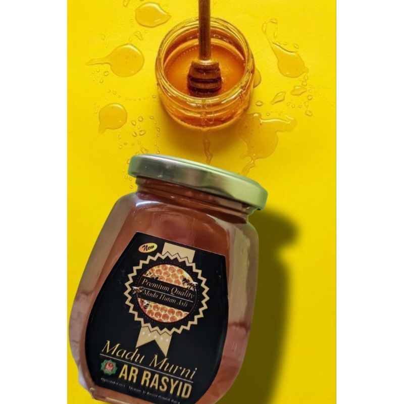 

Madu Hutan Asli Ar-Rasyid honey premium(kemasan kaca)