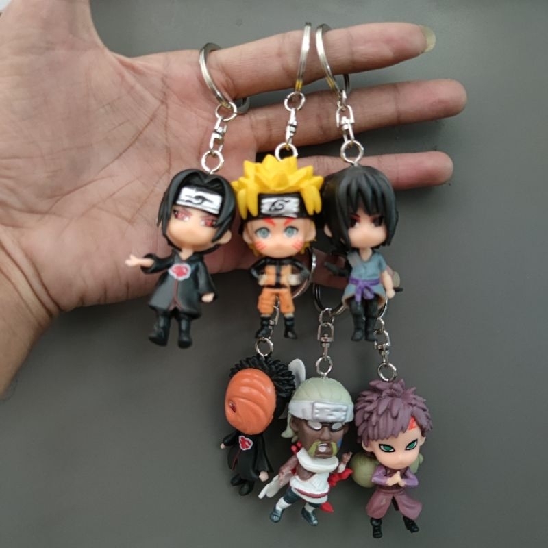 Moonmarket Gantungan Kunci Naruto Ganci Anime Naruto Sasuke Kakashi
