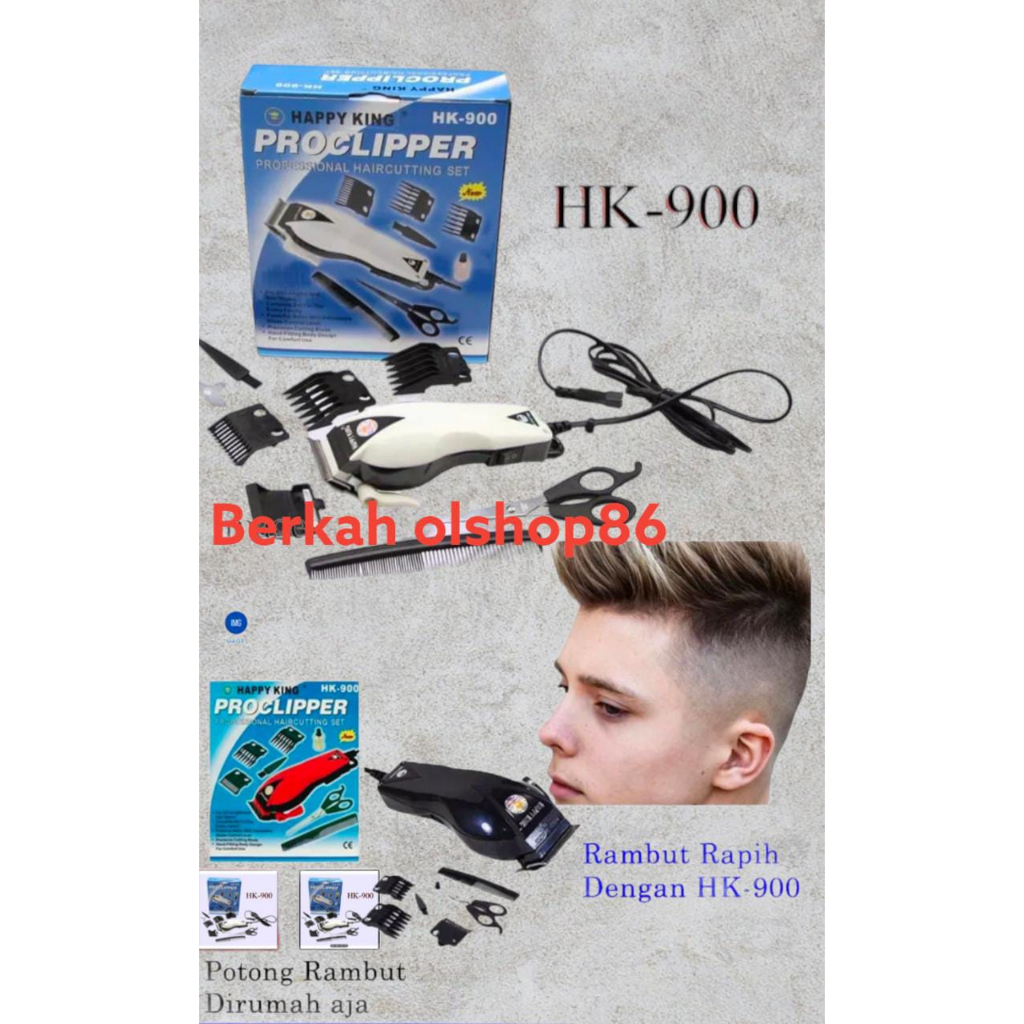 Alat Cukur Rambut Happy King Alat Cukur Rambut Listrik Proclipper Happy King HK / Happy King HK 900 