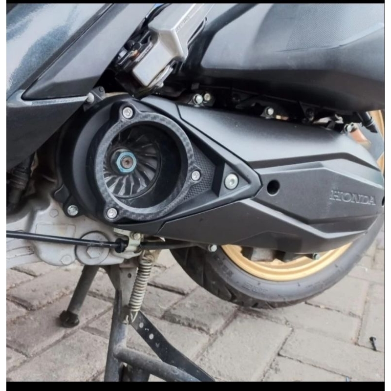 Cover Tutup CVT Vario 125 150 Transparan Tutup Magnet CVT Vario 150
