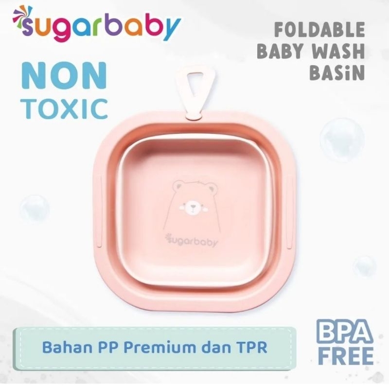 [FREE BUBLE]SUGAR BABY FOLDABLE BABU WASH BASIN | SUGAR BABY EMBER LIPAT BAYI | SUGARBABY EMBER LIPA
