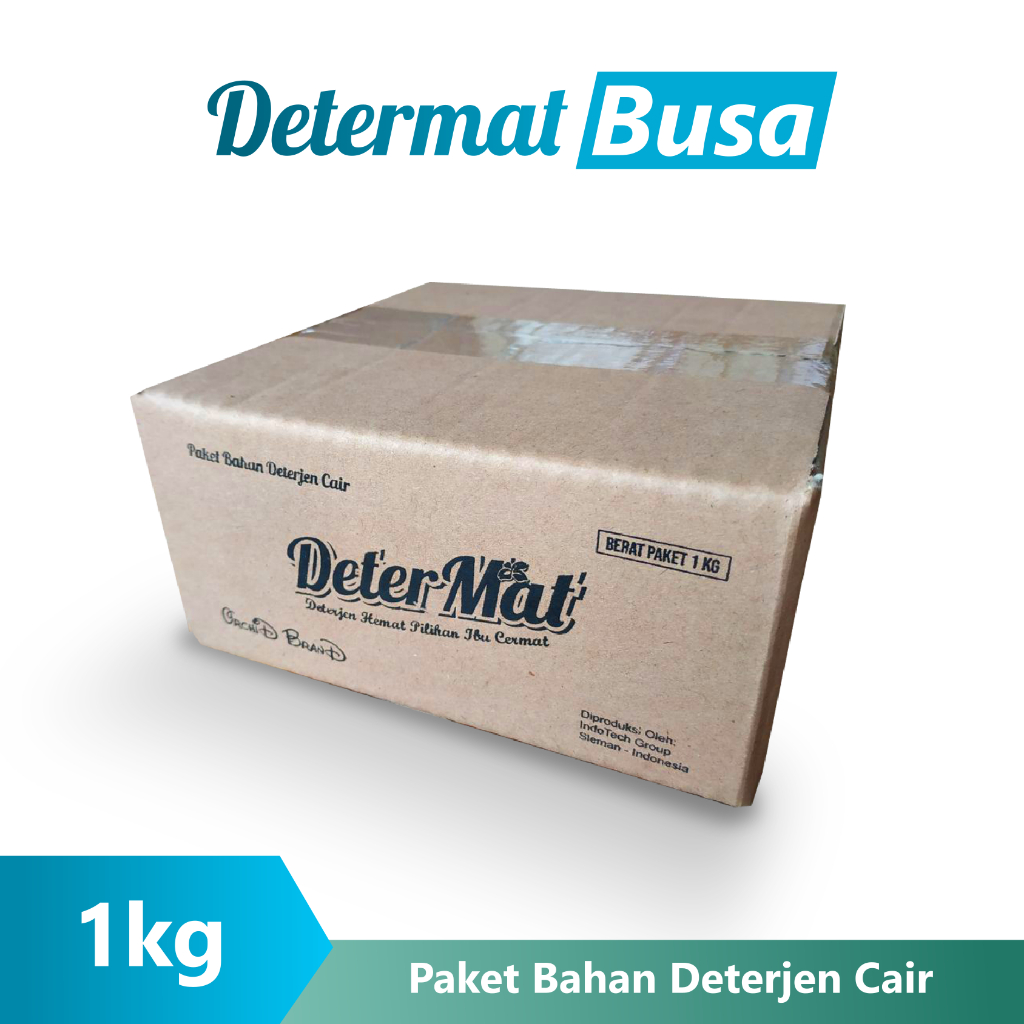 Paket Bahan Deterjen Cair - DeterMat Busa - Paket Bahan Deterjen Laundry - Bahan Pembuat Sabun Laund