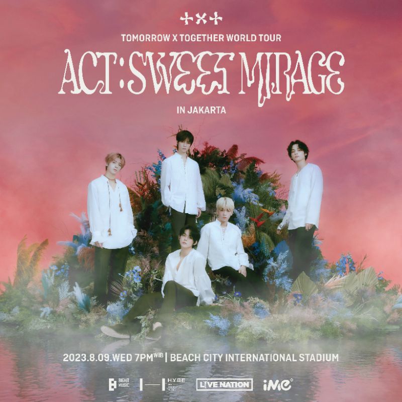 TIKET KONSER CAT 4B TXT ACT SWEET MIRAGE IN JAKARTA ASM IN JKT