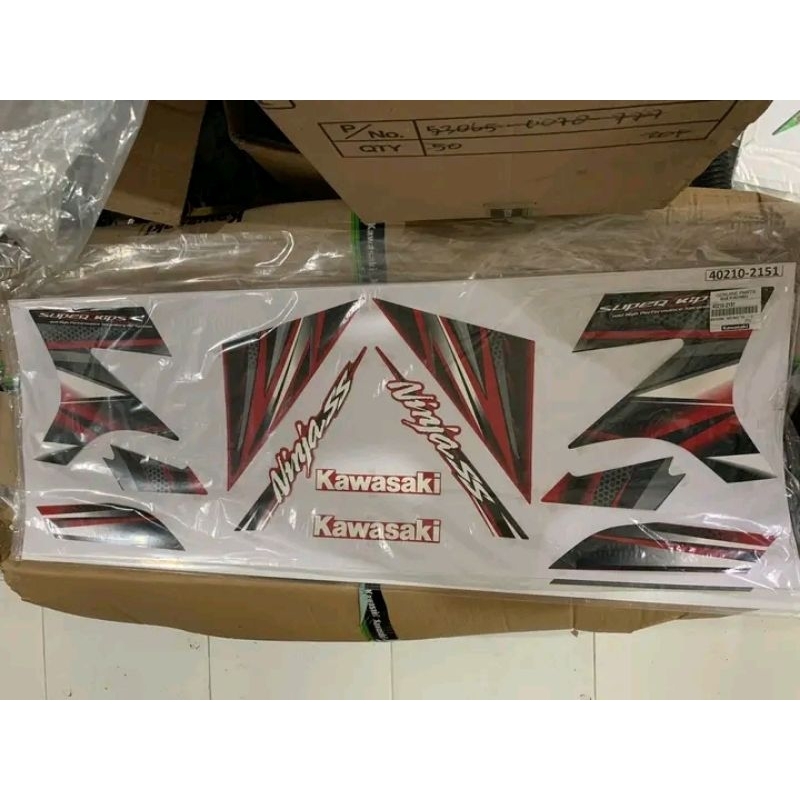 striping ninja ss merah