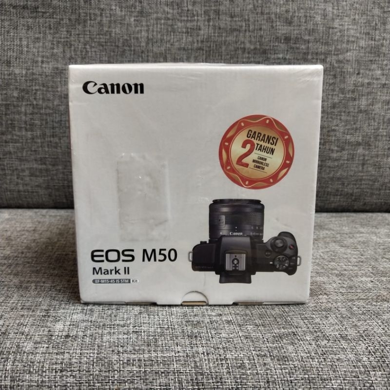 Canon Eos M50 Mark ll Kit 15-45mm Garansi Resmi Datascrip