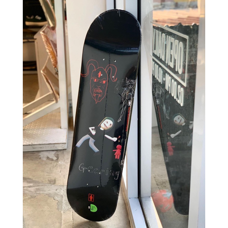 GIRL SKATEBOARDS DECK “GEERING ONE OFF DECK” PRO MODEL BREANA GEERING FREE GRIPTAPE SIZE 8.0