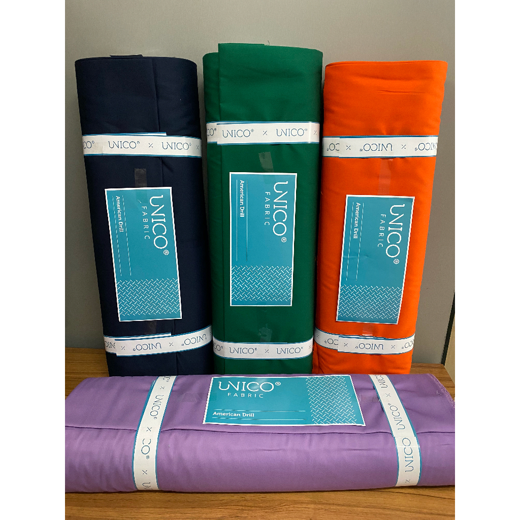 [GROSIR ROLL] Kain Drill Seragam American Japan Twill Feragio Orlando Unico